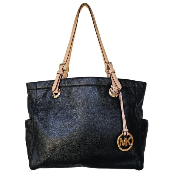 Michael Kors Jet Set East West Pebbled Leather Tote - Picture 1 of 7